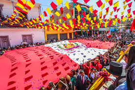 Procesión de la Bandera en Tacna, Perú - Celebración patriótica anual