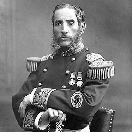 Andrés Avelino Cáceres, militar y político peruano conocido como El Brujo de los Andes, héroe de la resistencia durante la Guerra del Pacífico y dos veces presidente del Perú