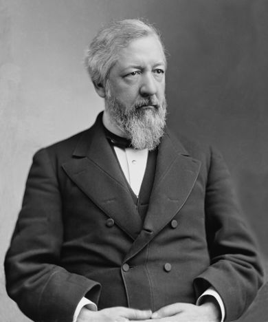 James Gillespie Blaine, secretario del Departamento de Estado de Estados Unidos durante la Guerra del Pacífico