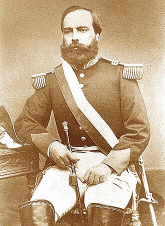 Mariano Ignacio Prado, presidente peruano que huyó con el dinero de la colecta nacional durante la Guerra del Pacífico