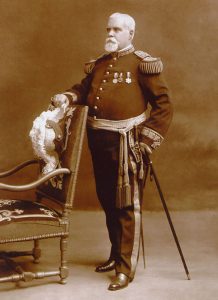 Retrato del coronel Belisario Suárez, militar peruano que participó en la Guerra del Pacífico