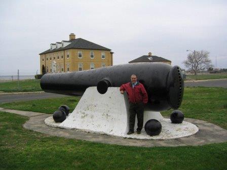 Cañón Rodman de mil libras en Fort Hancock