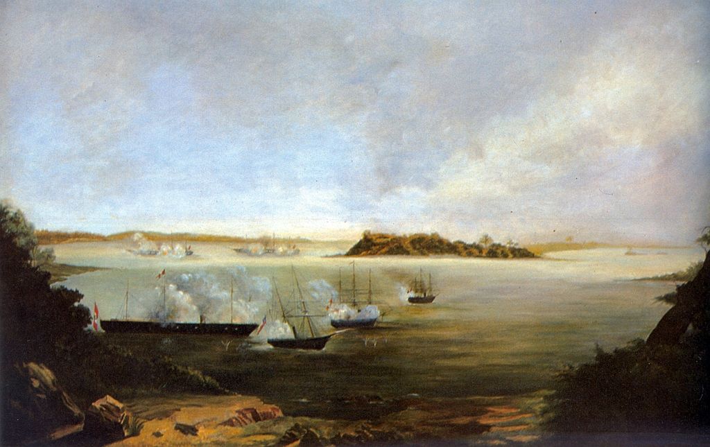 Combate de Abtao - Batalla naval de la Guerra del Pacífico