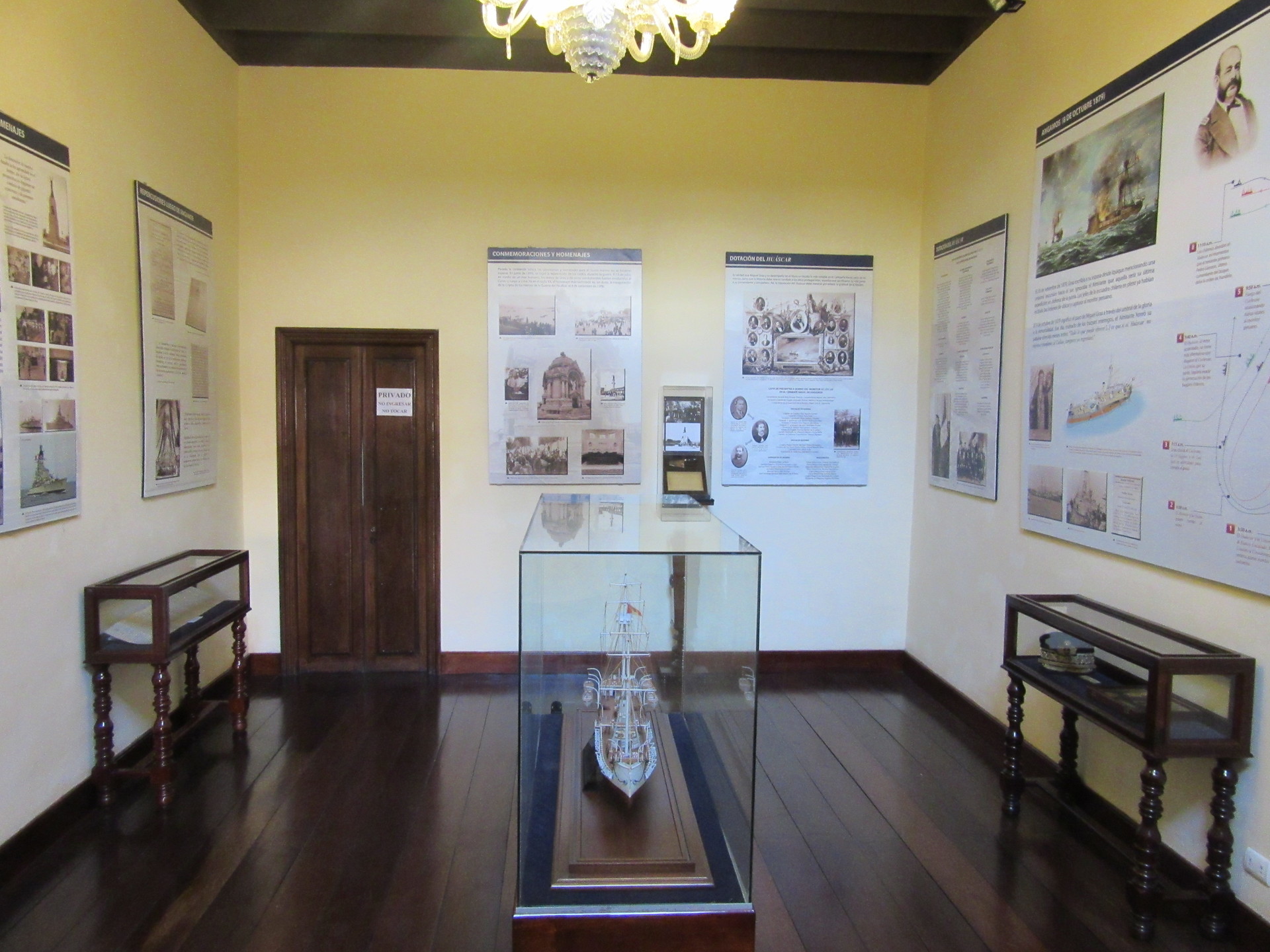 Exposición permanente en el Museo Peruano del Milenio Miguel Grau